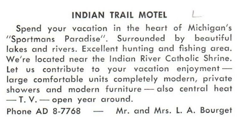 Indian Trail Motel - Postcard (newer photo)